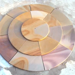 Camel-Dust-Sandstone-Honed-Circle