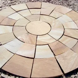 Camel-Dust-Sandstone-Natural-Circle