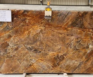 Rain-Forest-Brown-Marble-Gangsaw-Slab-305x180x3-CM-Polished