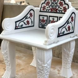 White-Marble-Bench