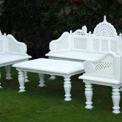 White-Marble-Benches