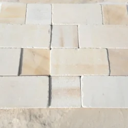 Yellow-Mint-Sandstone-Tumbled-Cobbles